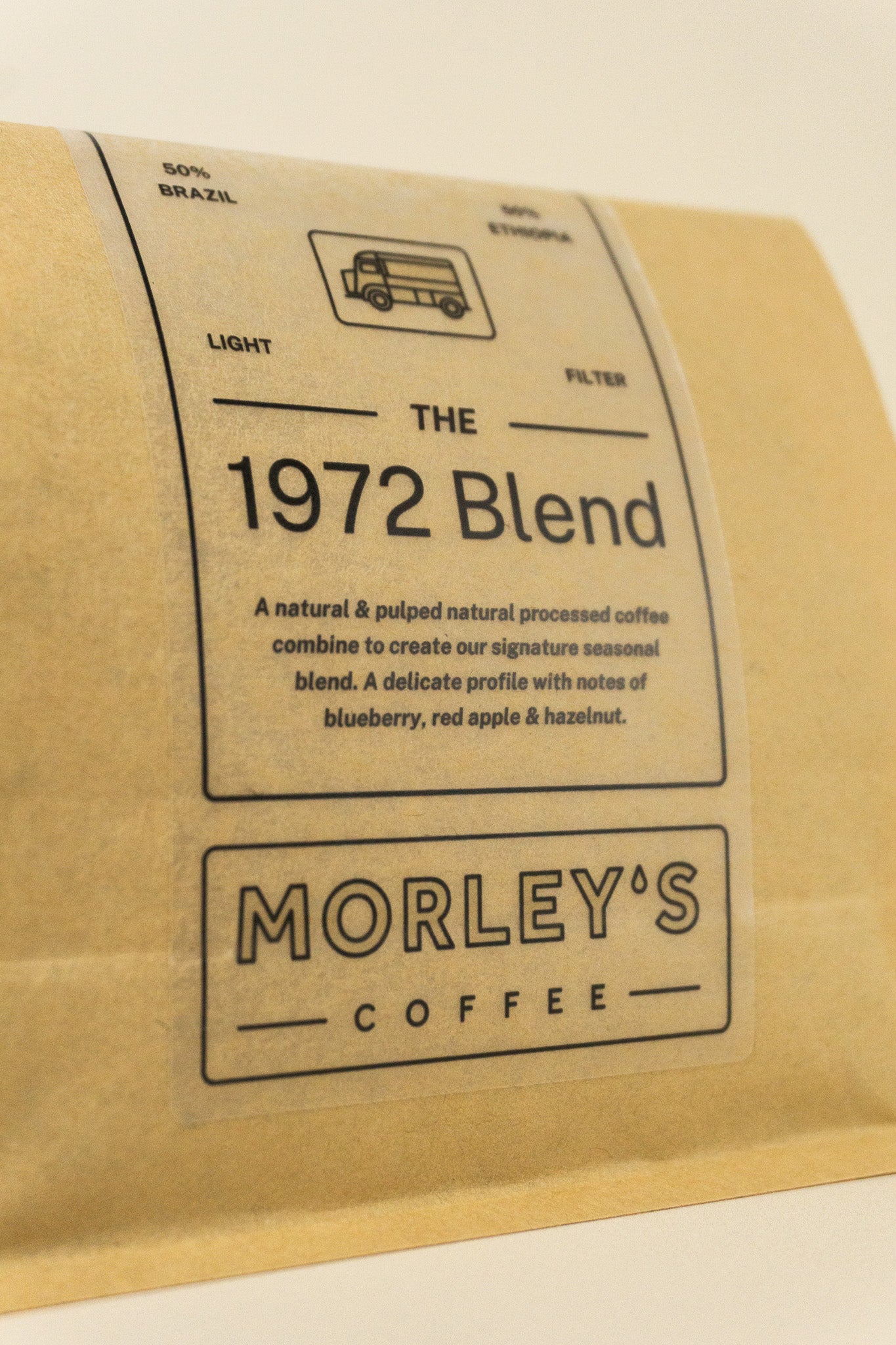 The 1972 Blend Filter Coffee Beans Close Up